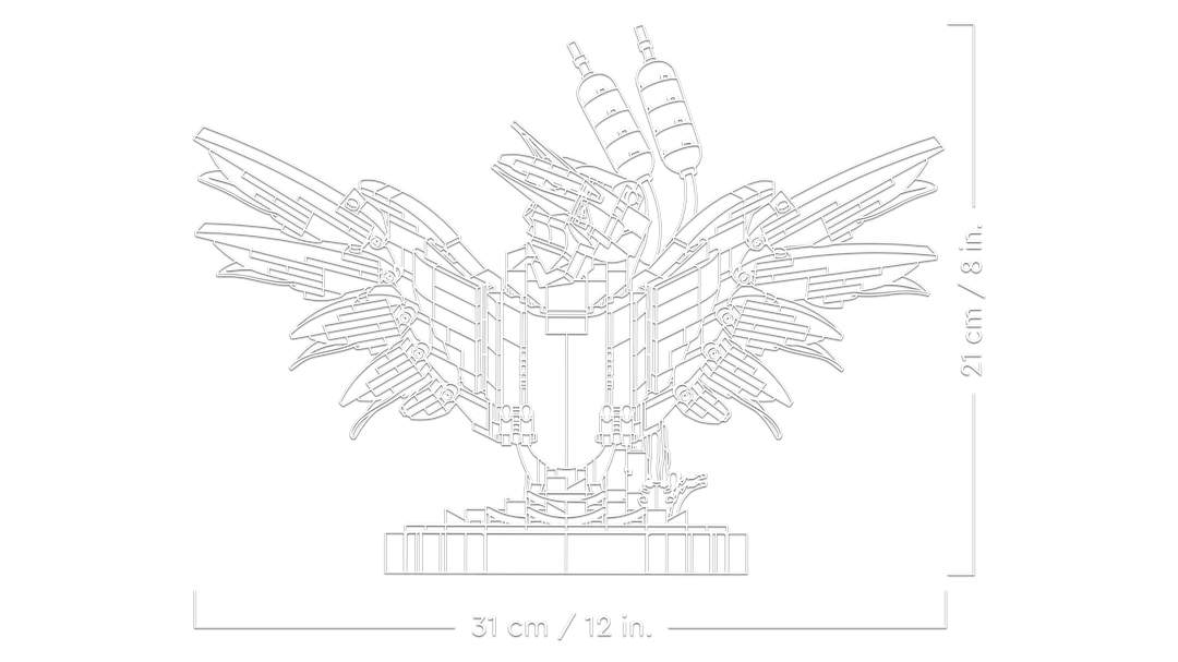 לגו Icons - ציפור שלדג (10331)-5