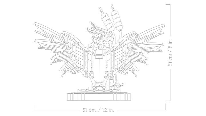 לגו Icons - ציפור שלדג (10331)-6