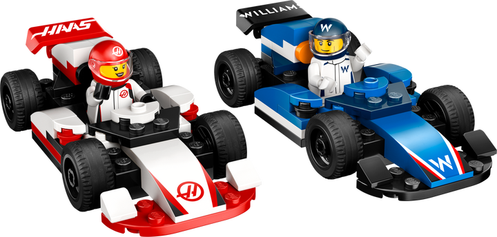 לגו City - מכוניות מרוץ F1® Williams Racing ו- F1® Haas (60464)-1