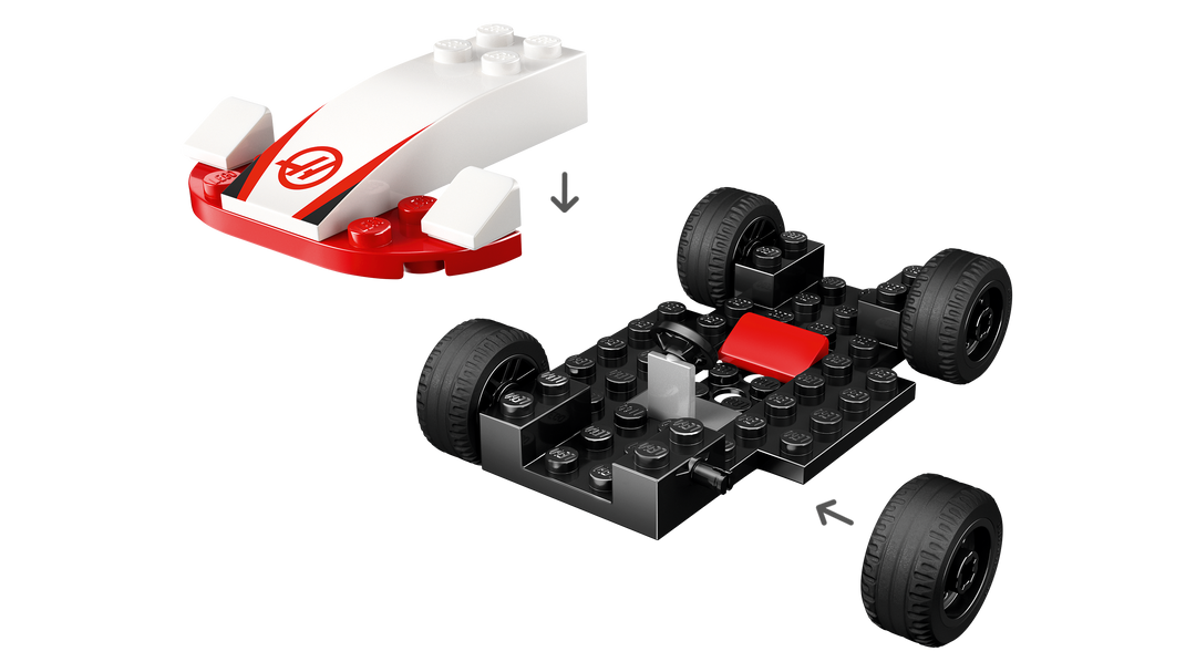 לגו City - מכוניות מרוץ F1® Williams Racing ו- F1® Haas (60464)-5