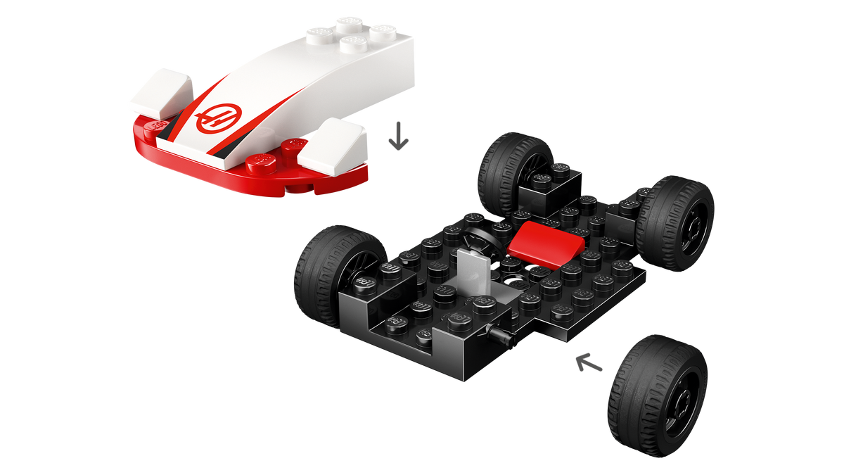 לגו City - מכוניות מרוץ F1® Williams Racing ו- F1® Haas (60464)-6