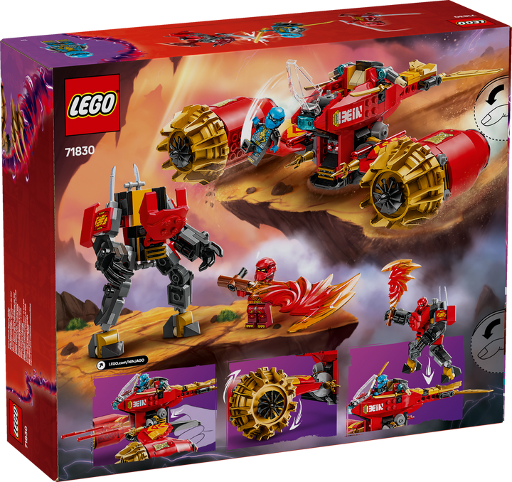 לגו NINJAGO® - רכב סטורם של רובוט של קאי (71830)-2