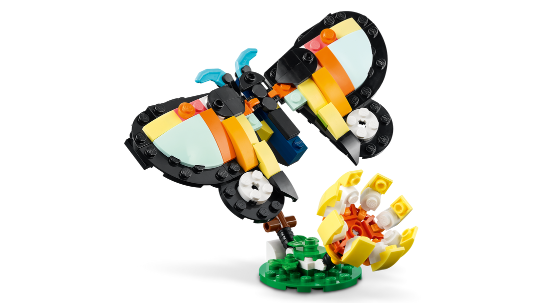 לגו Creator 3in1 - חיות בר: טוקאן טרופי (31173)-4