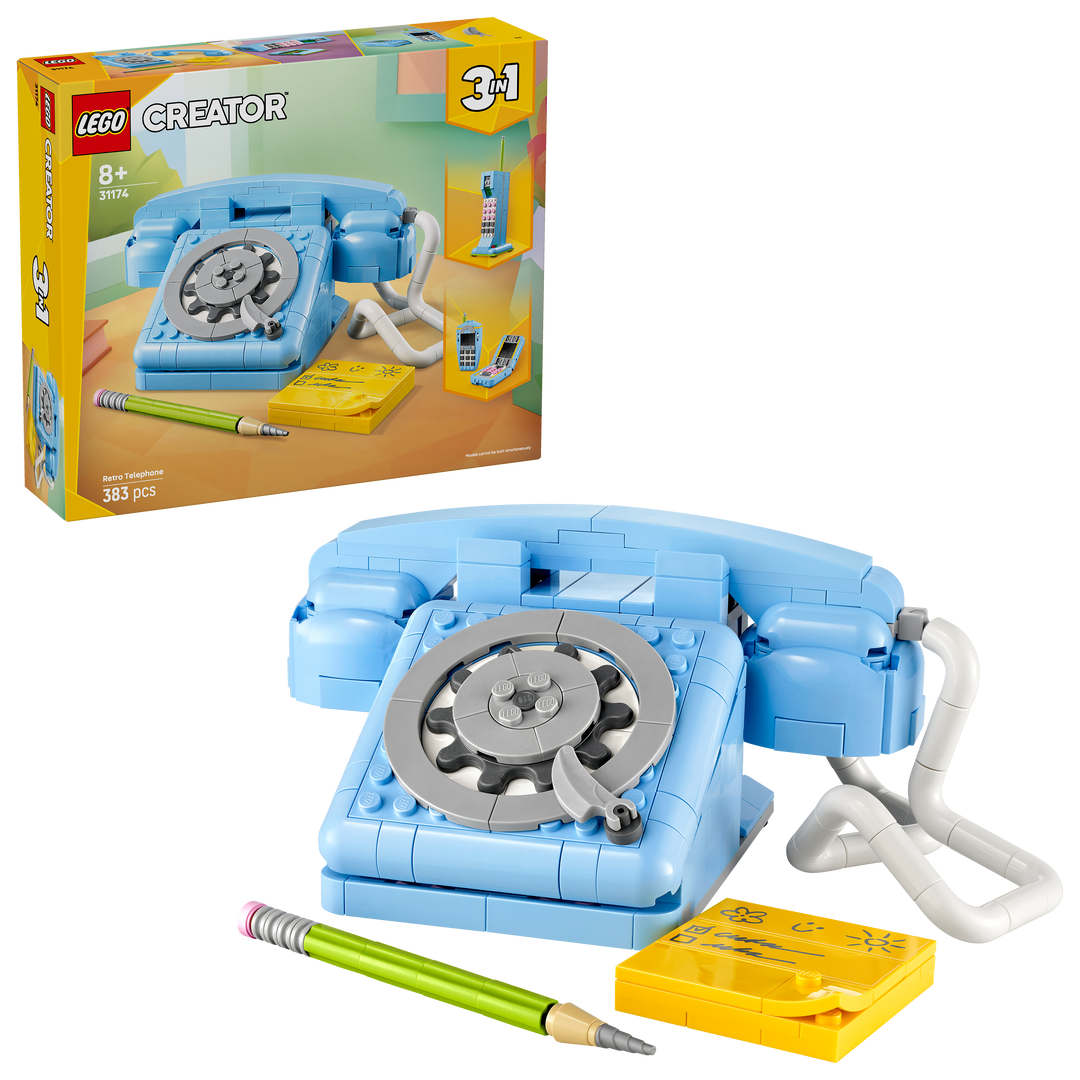 לגו Creator 3in1 - טלפון בסגנון רטרו (31174)-1