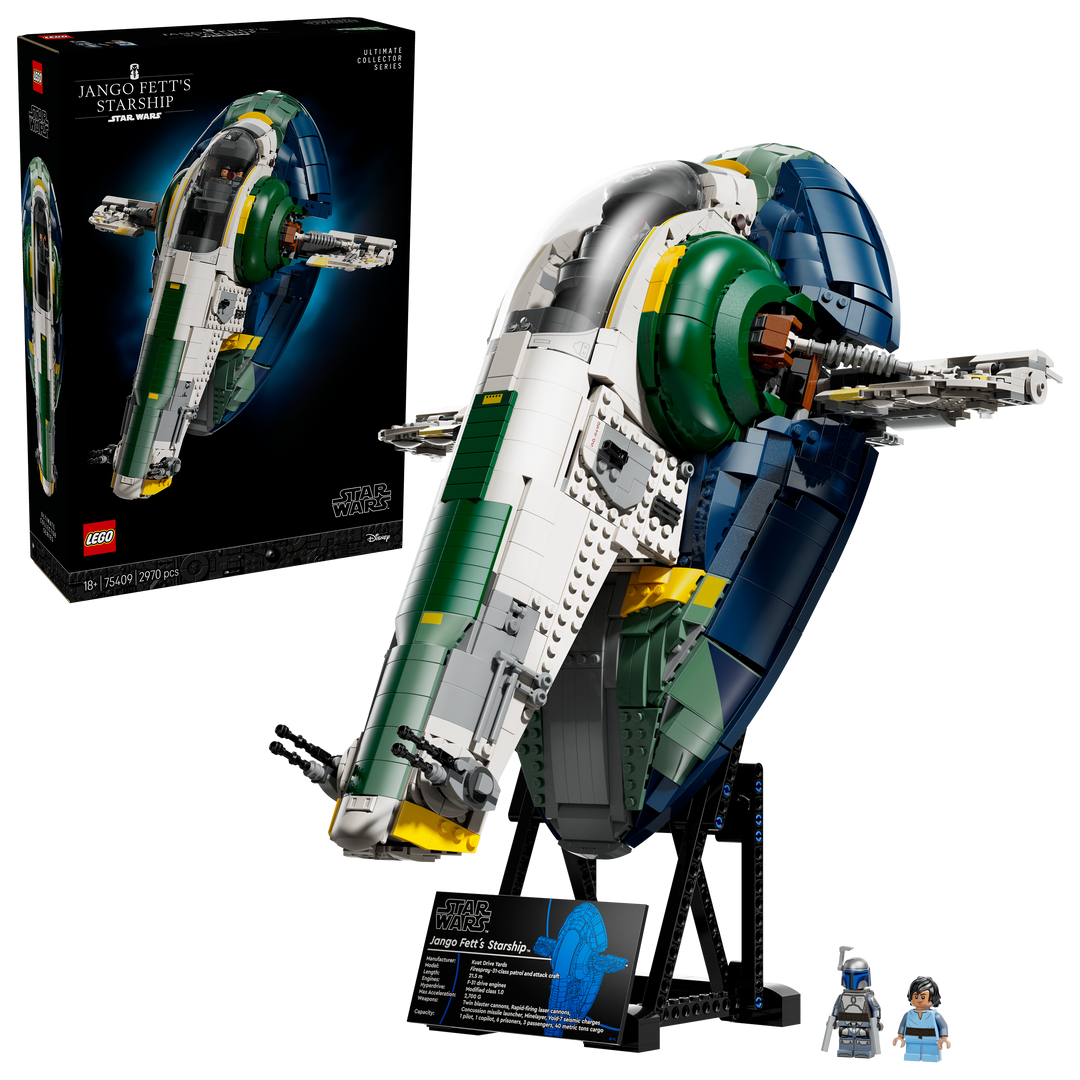 לגו Star Wars™ - ספינת החלל מסוג Firespray של ג‘נגו פט (75409)-1