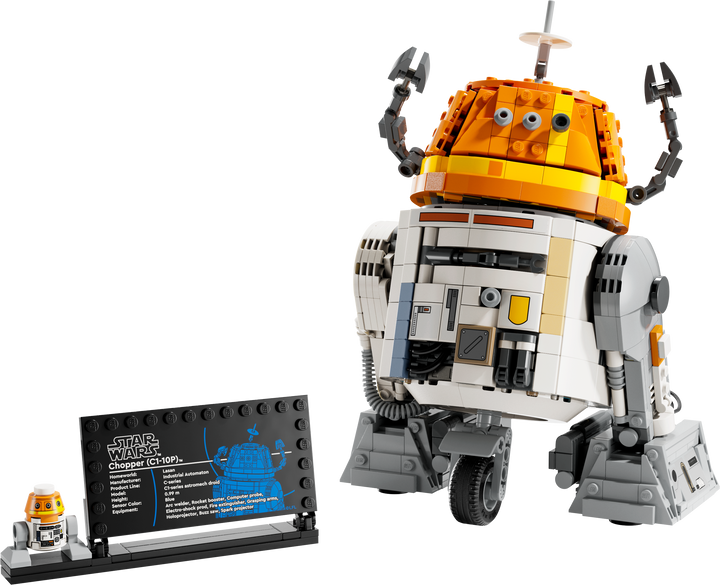 לגו Star Wars™ - רובוט שירות ותיקונים Chopper (C1-10P)™‎‎‎‎‎‎‎‎‎‎‎‎‎‎‎‎‎ (75416)-1