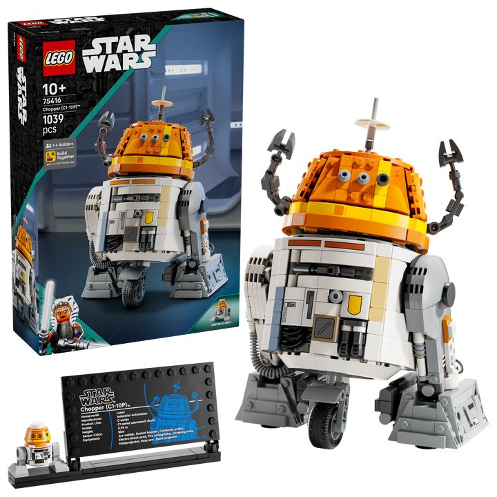 לגו Star Wars™ - רובוט שירות ותיקונים Chopper (C1-10P)™‎‎‎‎‎‎‎‎‎‎‎‎‎‎‎‎‎ (75416)-2