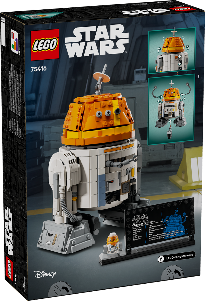 לגו Star Wars™ - רובוט שירות ותיקונים Chopper (C1-10P)™‎‎‎‎‎‎‎‎‎‎‎‎‎‎‎‎‎ (75416)-3