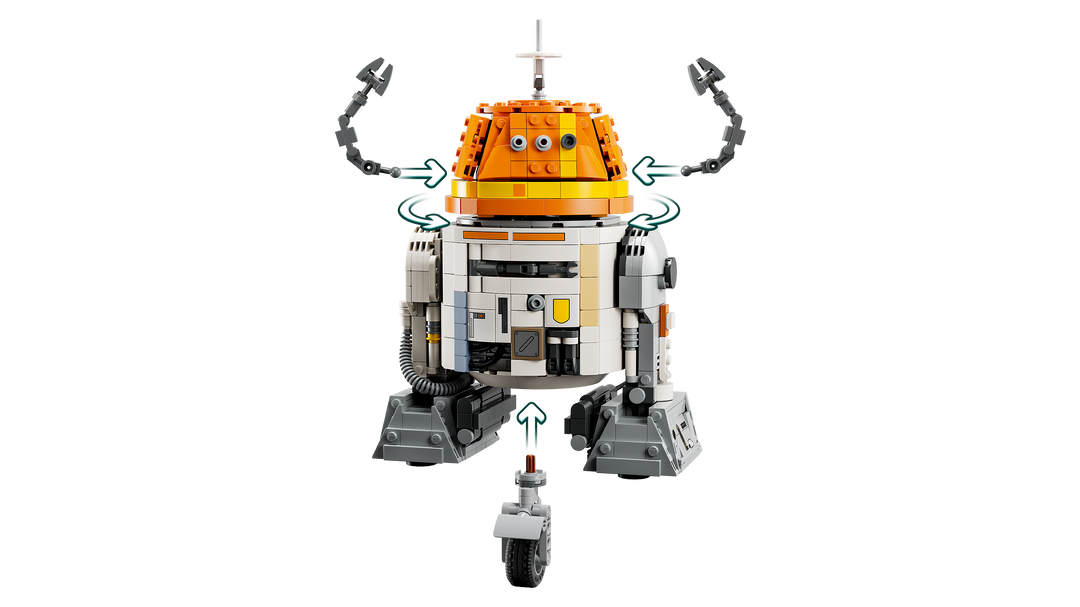 לגו Star Wars™ - רובוט שירות ותיקונים Chopper (C1-10P)™‎‎‎‎‎‎‎‎‎‎‎‎‎‎‎‎‎ (75416)-4