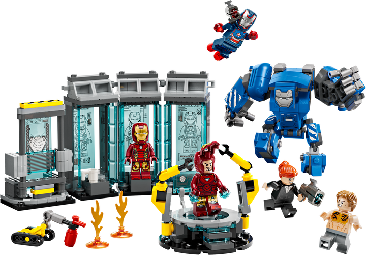 לגו | Marvel - מעבדת איירון מן: היכל השריון (76315)-1