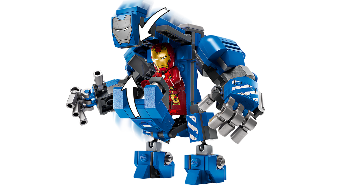 לגו | Marvel - מעבדת איירון מן: היכל השריון (76315)-5