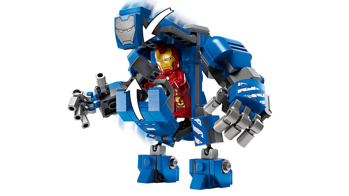 לגו | Marvel - מעבדת איירון מן: היכל השריון (76315)-6