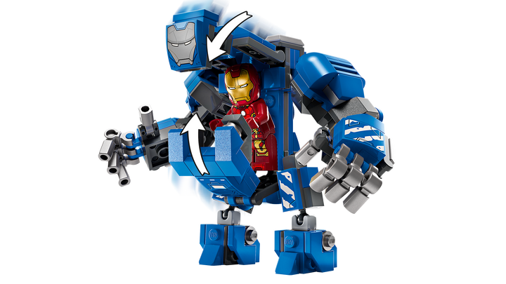 לגו | Marvel - מעבדת איירון מן: היכל השריון (76315)-6