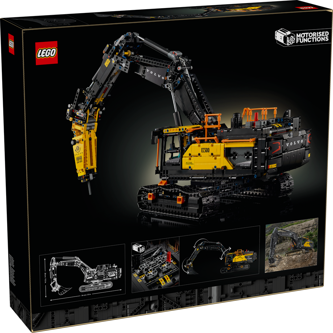 לגו Technic - מחפר Volvo EC500 Hybrid (42215)-1