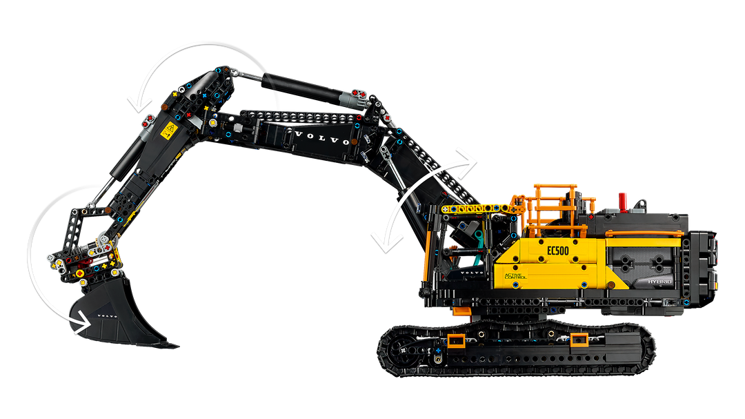 לגו Technic - מחפר Volvo EC500 Hybrid (42215)-5