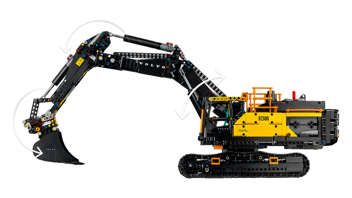 לגו Technic - מחפר Volvo EC500 Hybrid (42215)-6