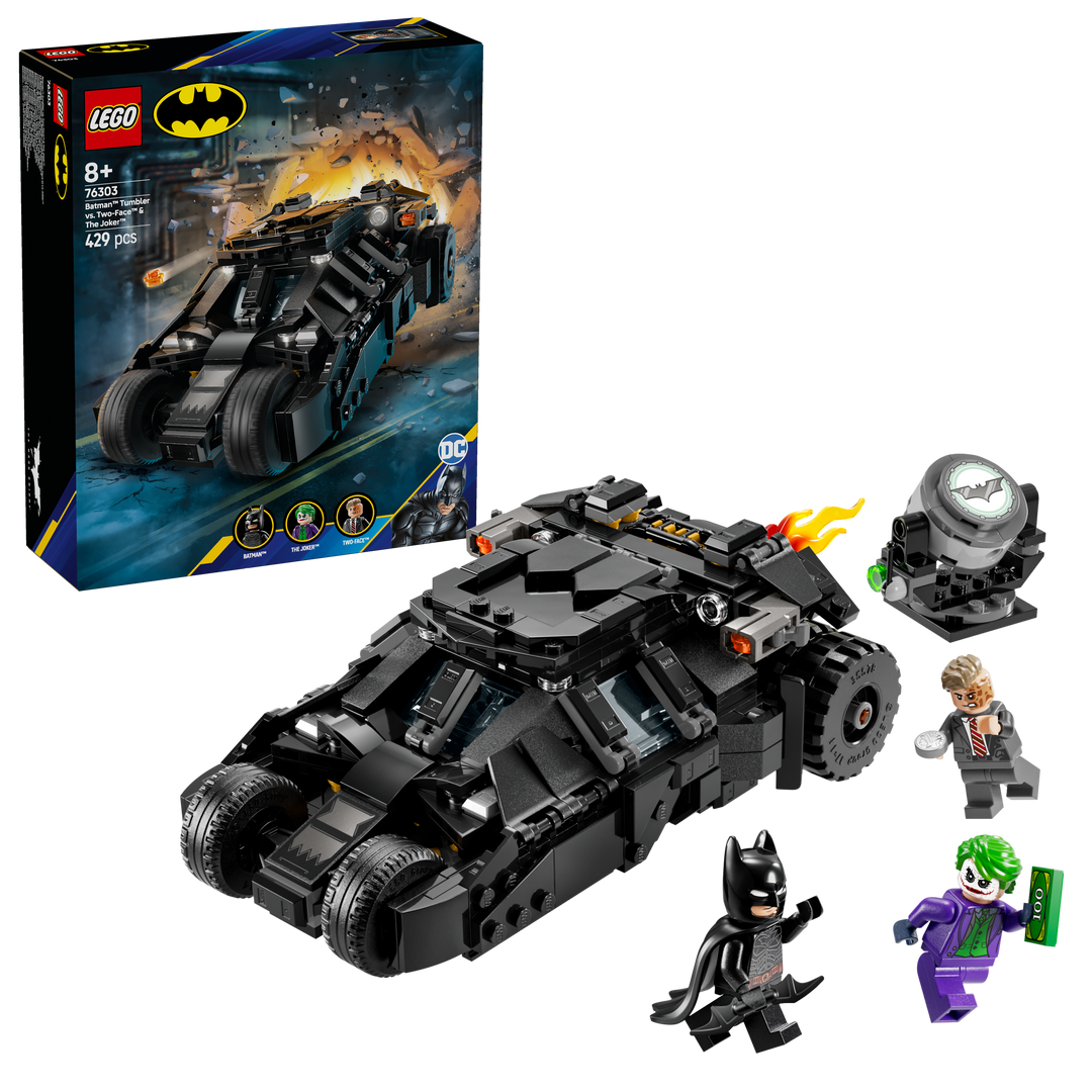 לגו DC Batman™ - Batman Tumbler™ נגד דו-פרצוף והג'וקר (76303)-2