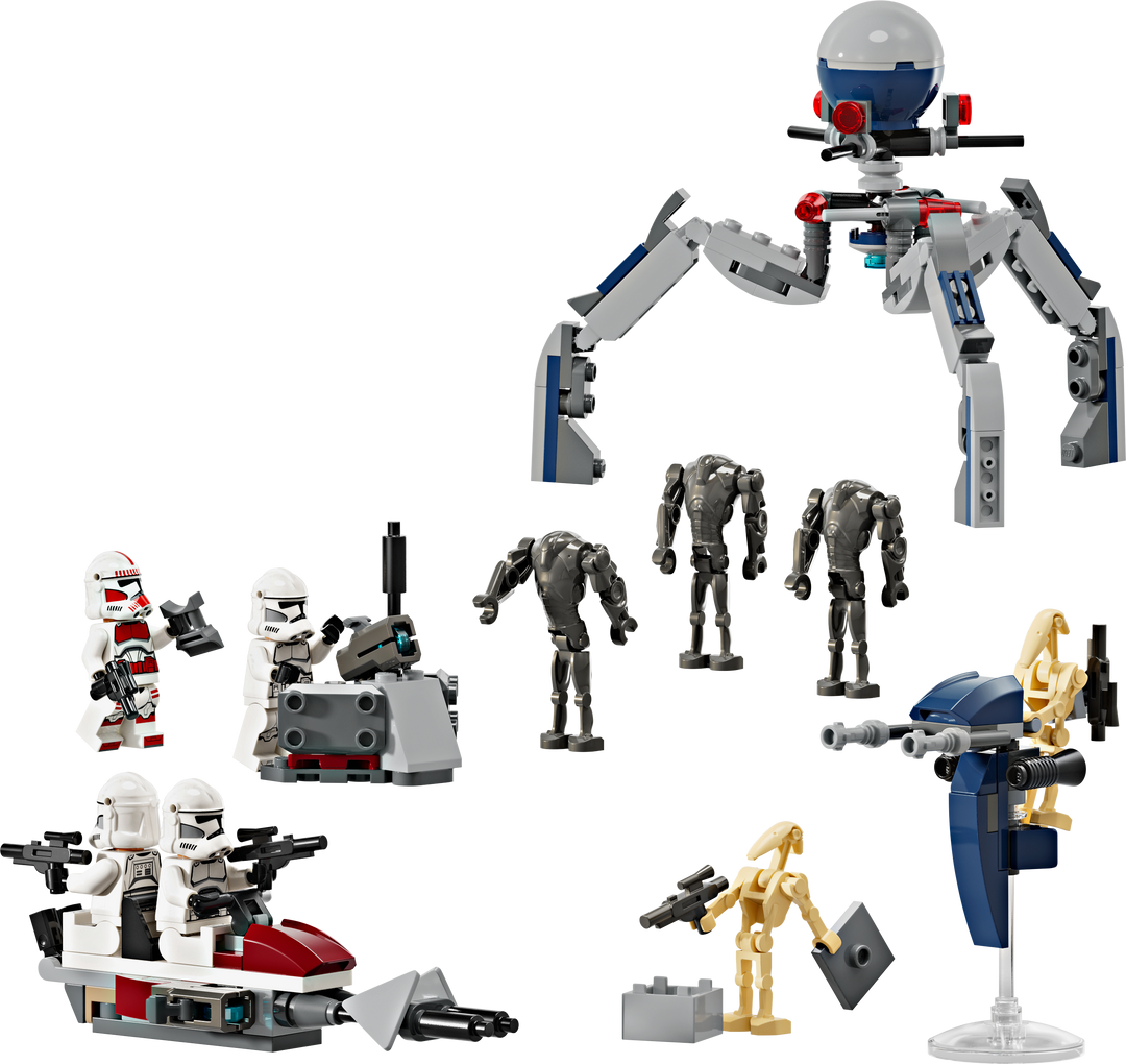 לגו Star Wars™ - מארז קרב חייל משובט ודרואיד קרב (75372)-0