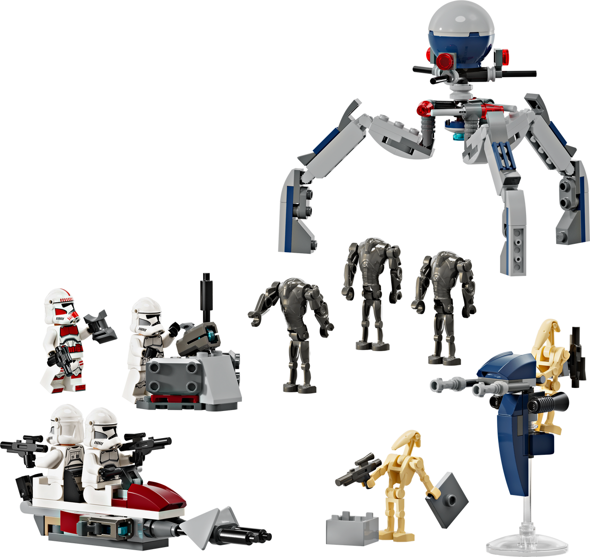 לגו Star Wars™ - מארז קרב חייל משובט ודרואיד קרב (75372)-1