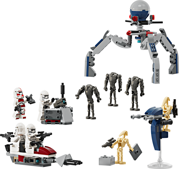 לגו Star Wars™ - מארז קרב חייל משובט ודרואיד קרב (75372)-1