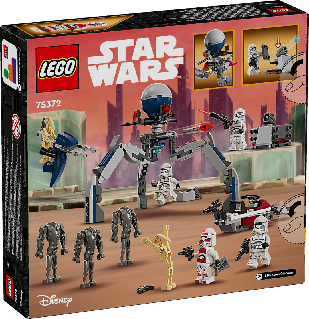 לגו Star Wars™ - מארז קרב חייל משובט ודרואיד קרב (75372)-1