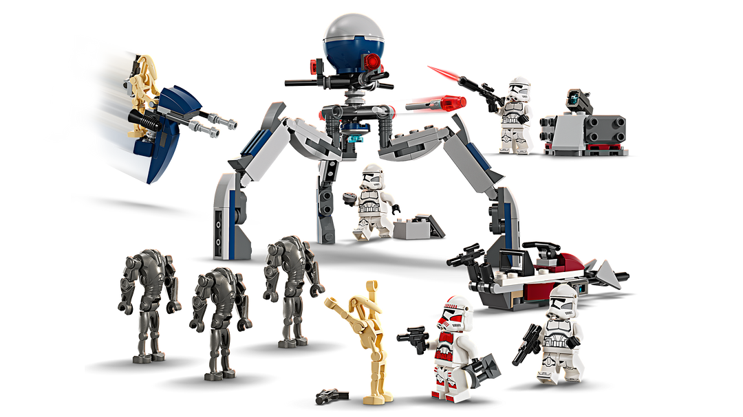 לגו Star Wars™ - מארז קרב חייל משובט ודרואיד קרב (75372)-3