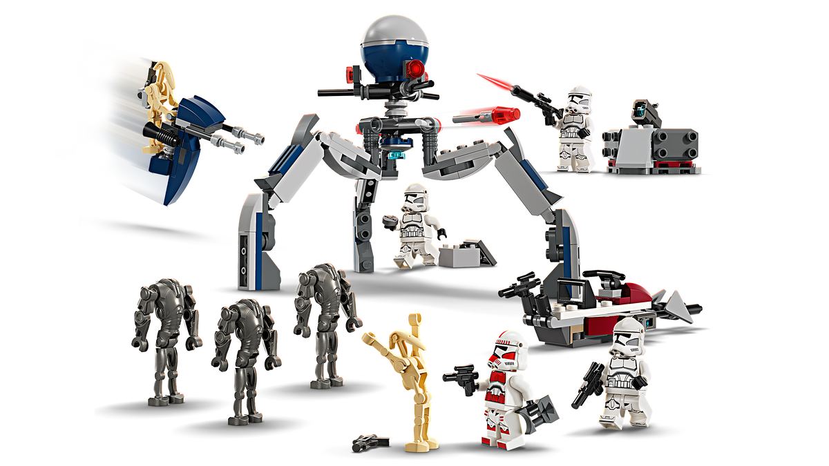 לגו Star Wars™ - מארז קרב חייל משובט ודרואיד קרב (75372)-4