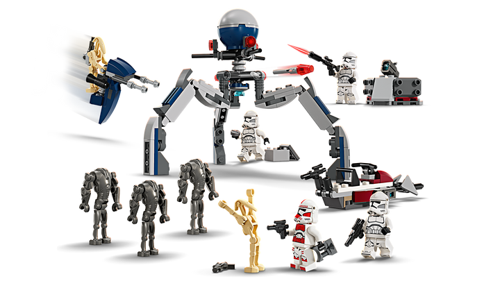 לגו Star Wars™ - מארז קרב חייל משובט ודרואיד קרב (75372)-4