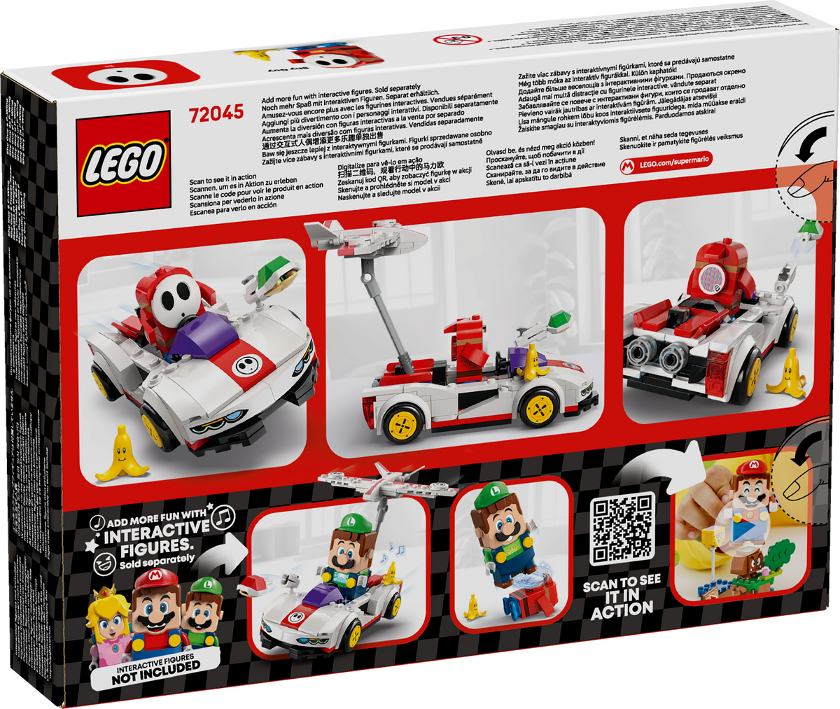 לגו Super Mario™ - Mario Kart – Shy Guy & P-Wing™ (72045)-3