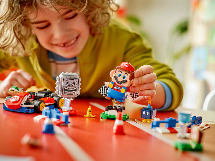 לגו Super Mario™ - Mario Kart™ – Interactive LEGO® Mario™ & Standard Kart (72043)-5