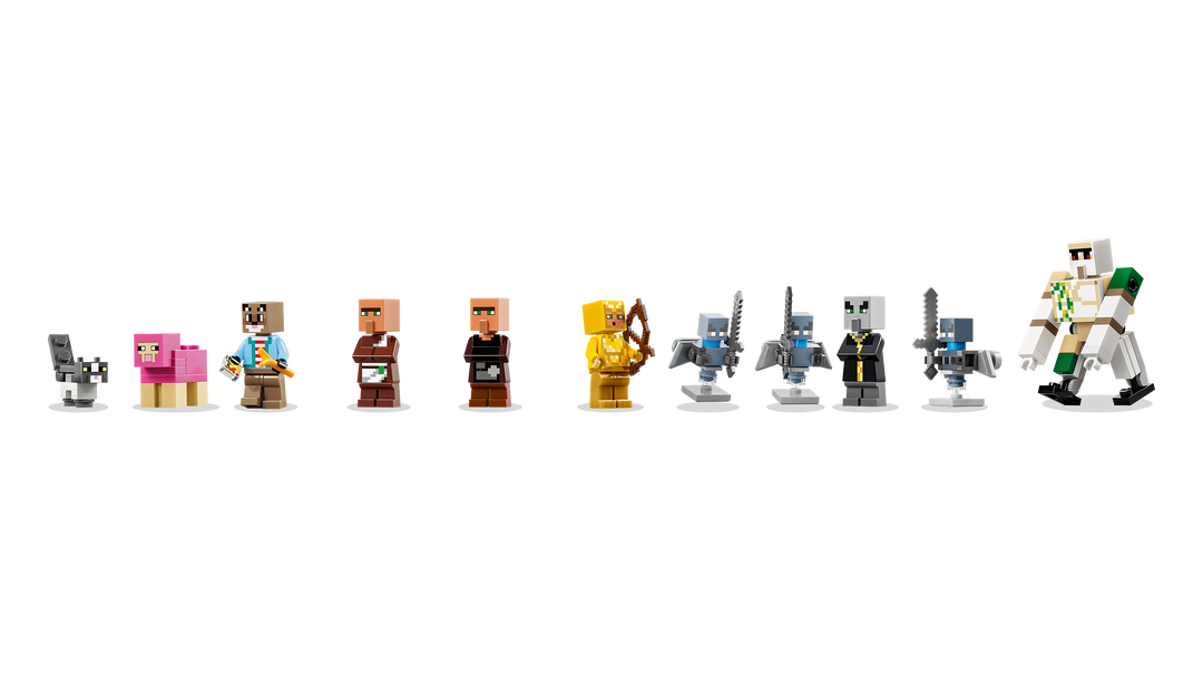 לגו Minecraft® - איווקר בהתקפה על הכפר (21596)-2