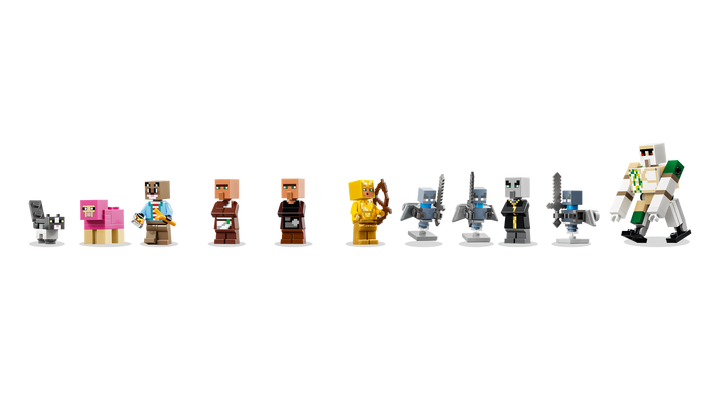 לגו Minecraft® - איווקר בהתקפה על הכפר (21596)-3