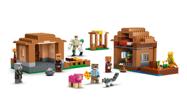 לגו Minecraft® - איווקר בהתקפה על הכפר (21596)-4