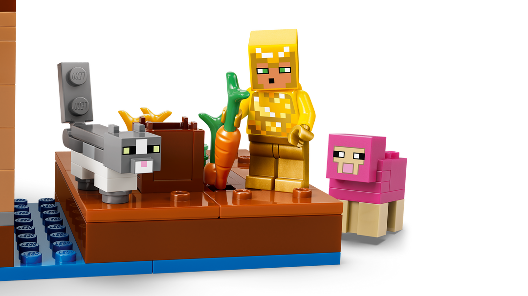 לגו Minecraft® - איווקר בהתקפה על הכפר (21596)-5