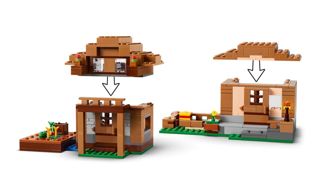 לגו Minecraft® - איווקר בהתקפה על הכפר (21596)-6