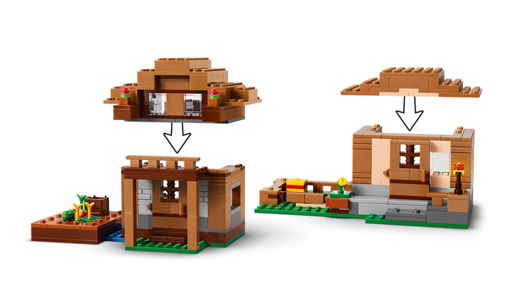 לגו Minecraft® - איווקר בהתקפה על הכפר (21596)-7