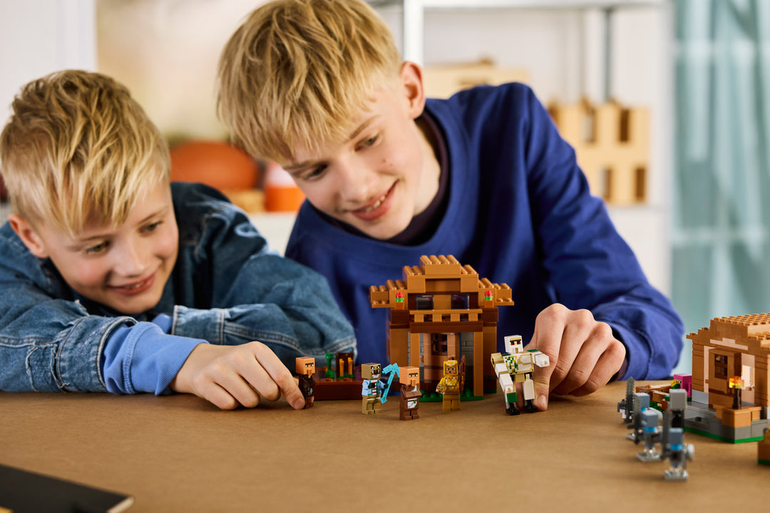 לגו Minecraft® - איווקר בהתקפה על הכפר (21596)-9
