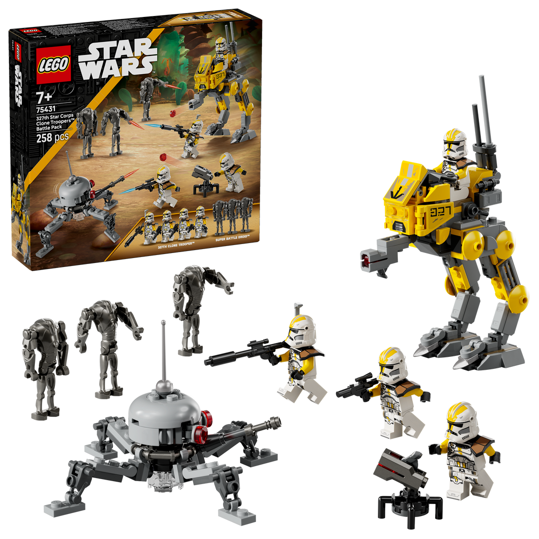 לגו Star Wars™ - מארז קרב של חיילים משובטים מגיס הכוכב 327 (75431)-1