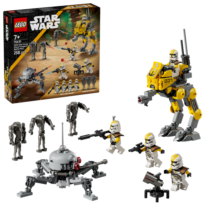 לגו Star Wars™ - מארז קרב של חיילים משובטים מגיס הכוכב 327 (75431)-2