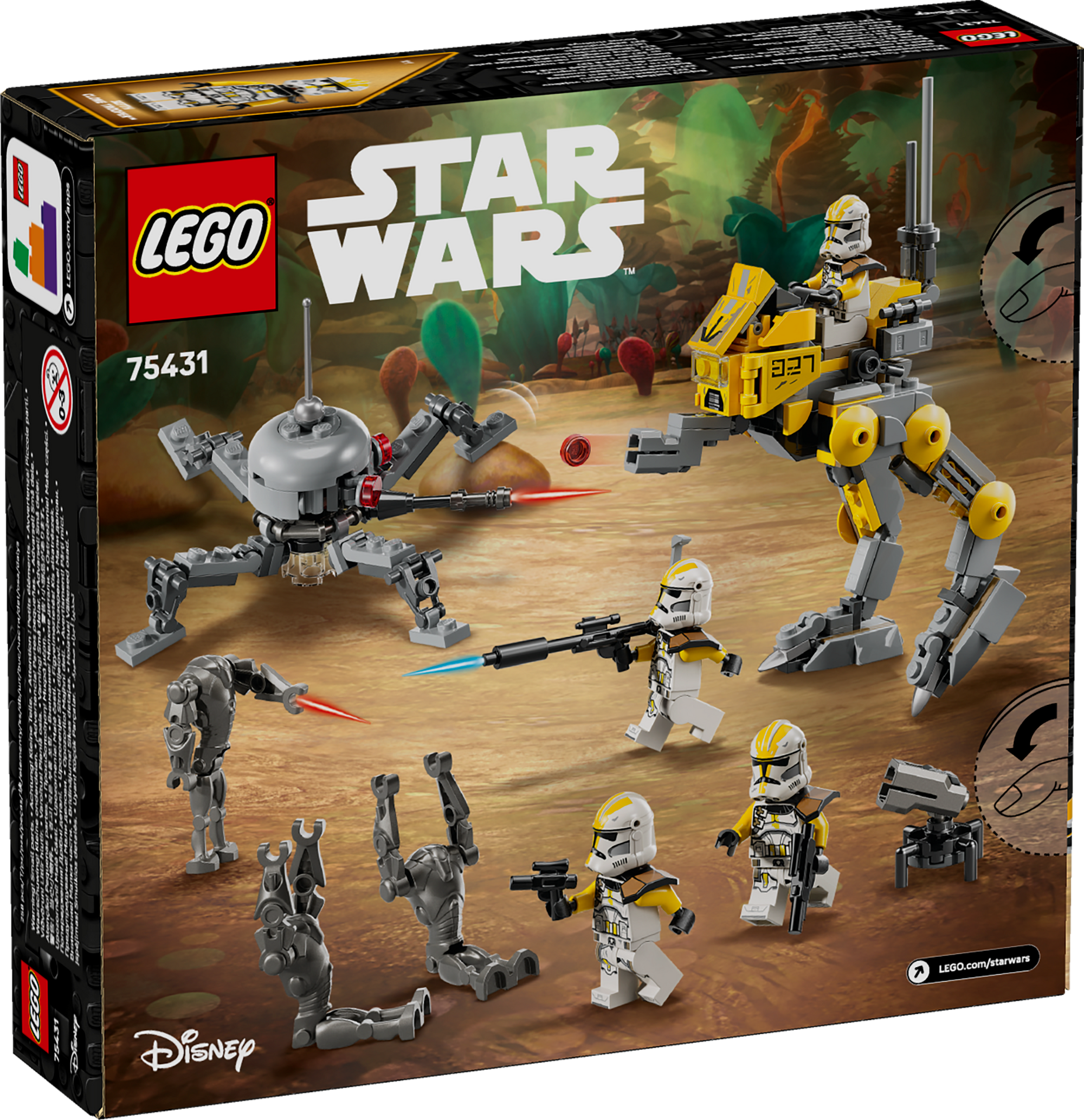 לגו Star Wars™ - מארז קרב של חיילים משובטים מגיס הכוכב 327 (75431)-3