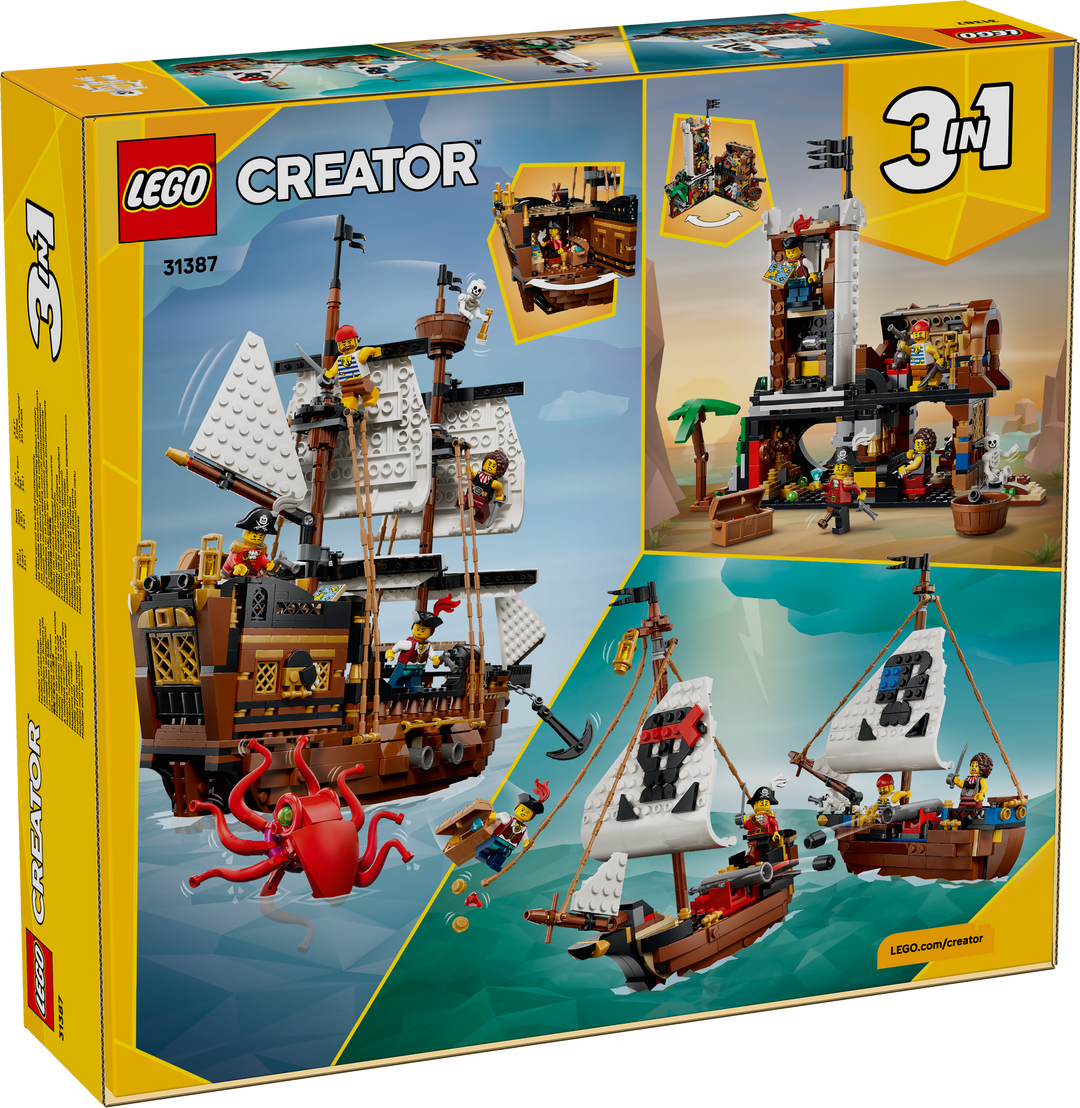לגו Creator 3in1 - ספינת פיראטים איקונית (31387)-3