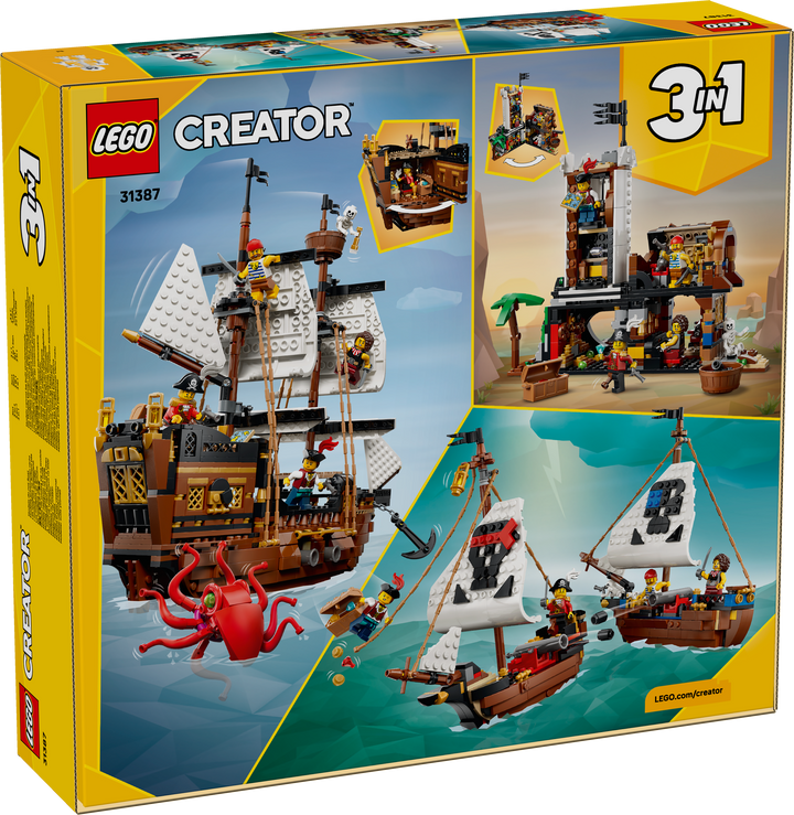 לגו Creator 3in1 - ספינת פיראטים איקונית (31387)-3
