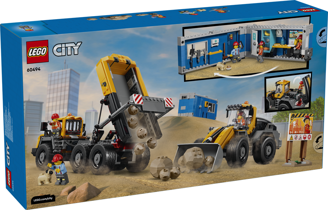 לגו City - משאית עפר ומעמיס קדמי (60494)-1