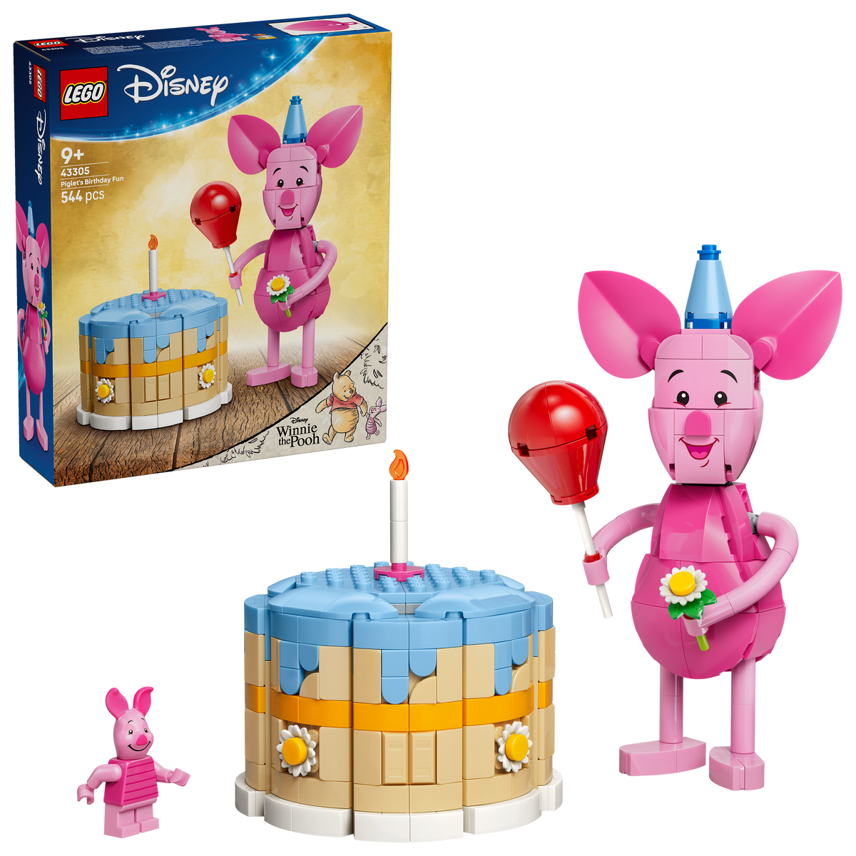 לגו DISNEY - יום הולדת כיפי של חזרזיר (43305)-2
