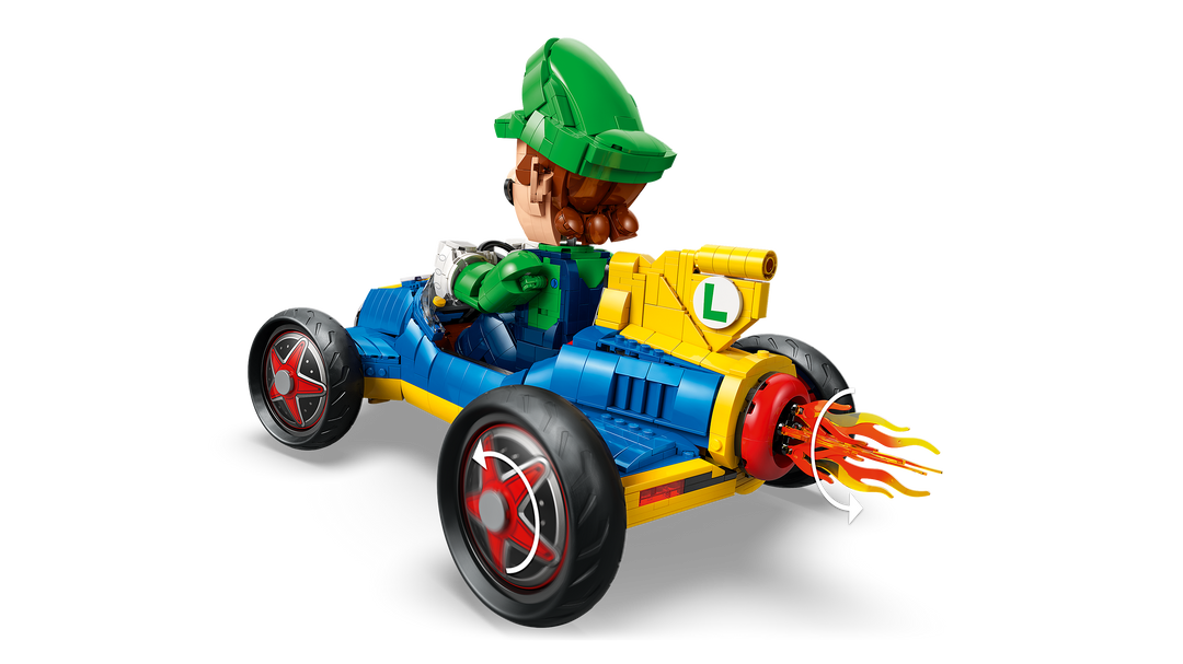 לגו Super Mario™ - ™Luigi – Mario Kart ו- Mach 8 (72050)-4