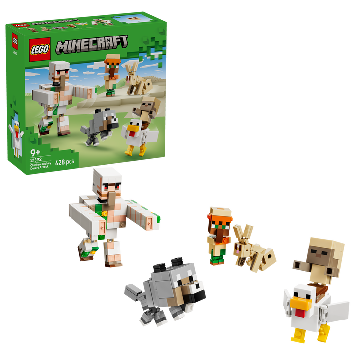 לגו Minecraft® - מתקפת צ‘יקן ג‘וקי במדבר (21592)-2