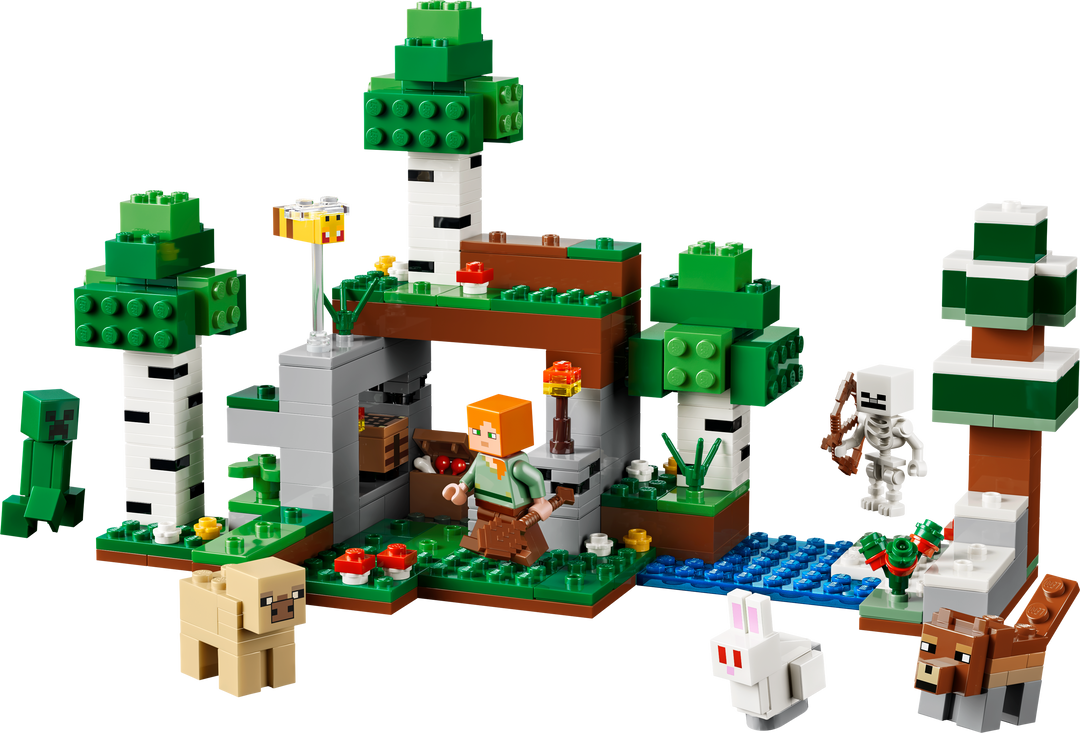 לגו Minecraft® - הרפתקת הלילה הראשון (21593)-0