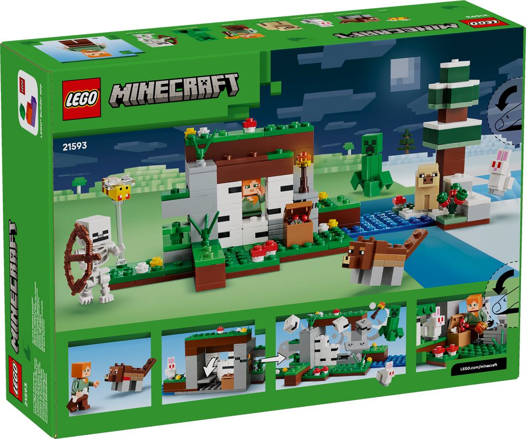 לגו Minecraft® - הרפתקת הלילה הראשון (21593)-1