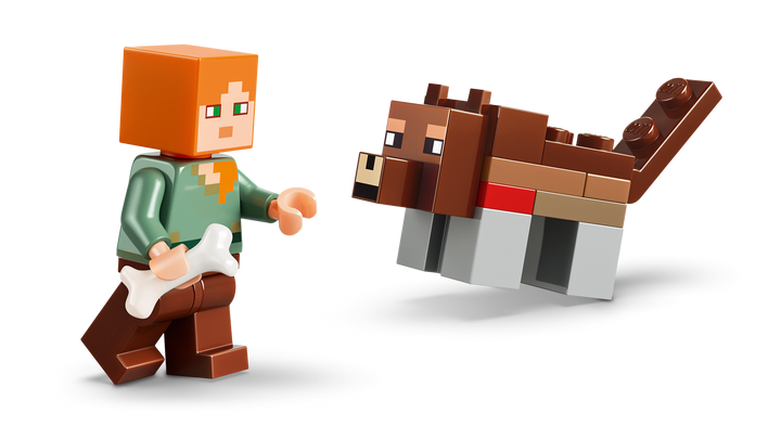 לגו Minecraft® - הרפתקת הלילה הראשון (21593)-5