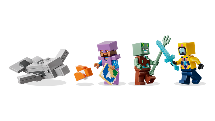 לגו Minecraft® - הרפתקה תת-ימית (21598)-4